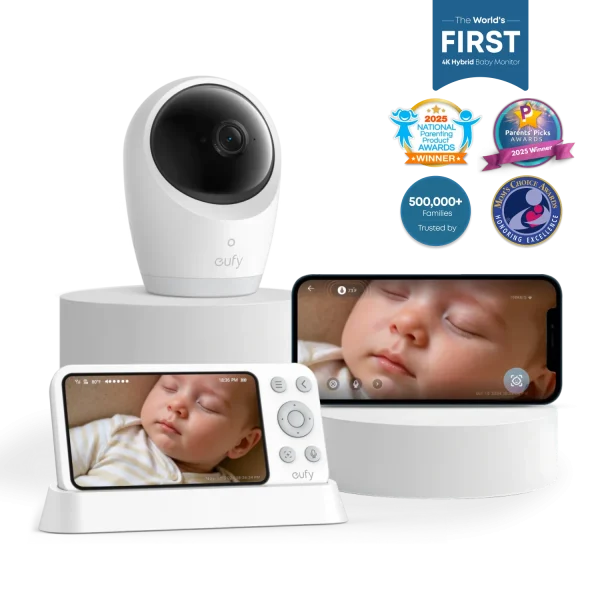 Eufy E21 Baby Monitor w/4K Camera and Charging Base