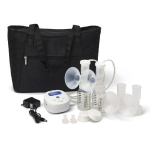 product photo for Ameda May Joy Double Electric Breast Pump wtih Large Tote