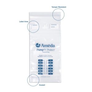 Ameda Pump 'N Protect® 6 Ounce Milk Storage Bags, 100 Count - Gallery