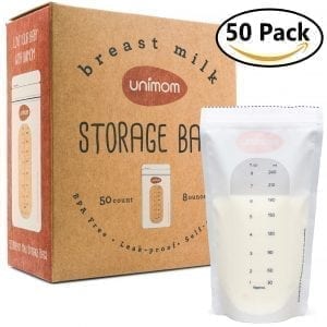 product photo for Unimom milk storage bags