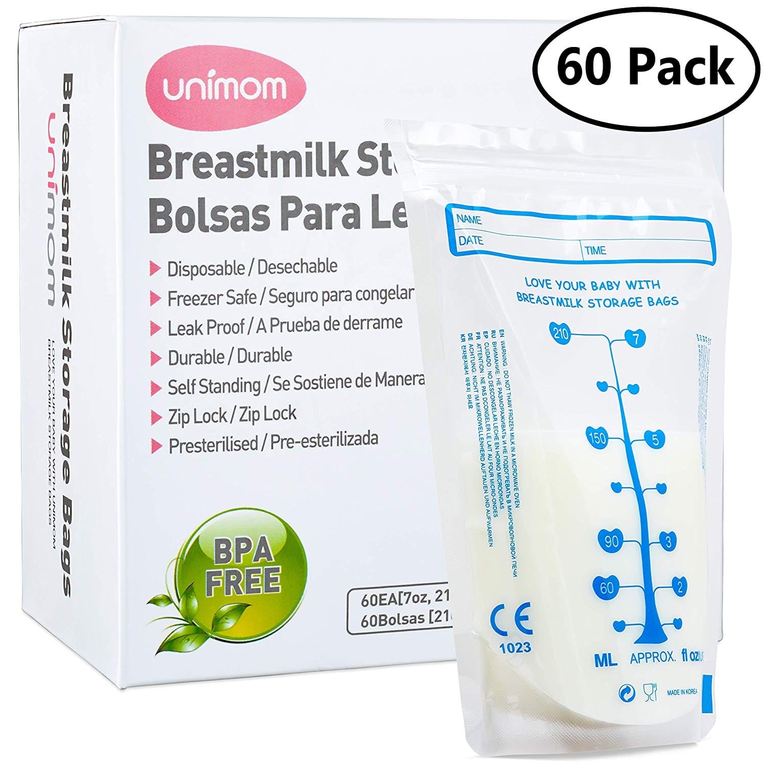 Breastmilk Storage Bags, Breast Milk Storing Bags, Bpa Free, Milk